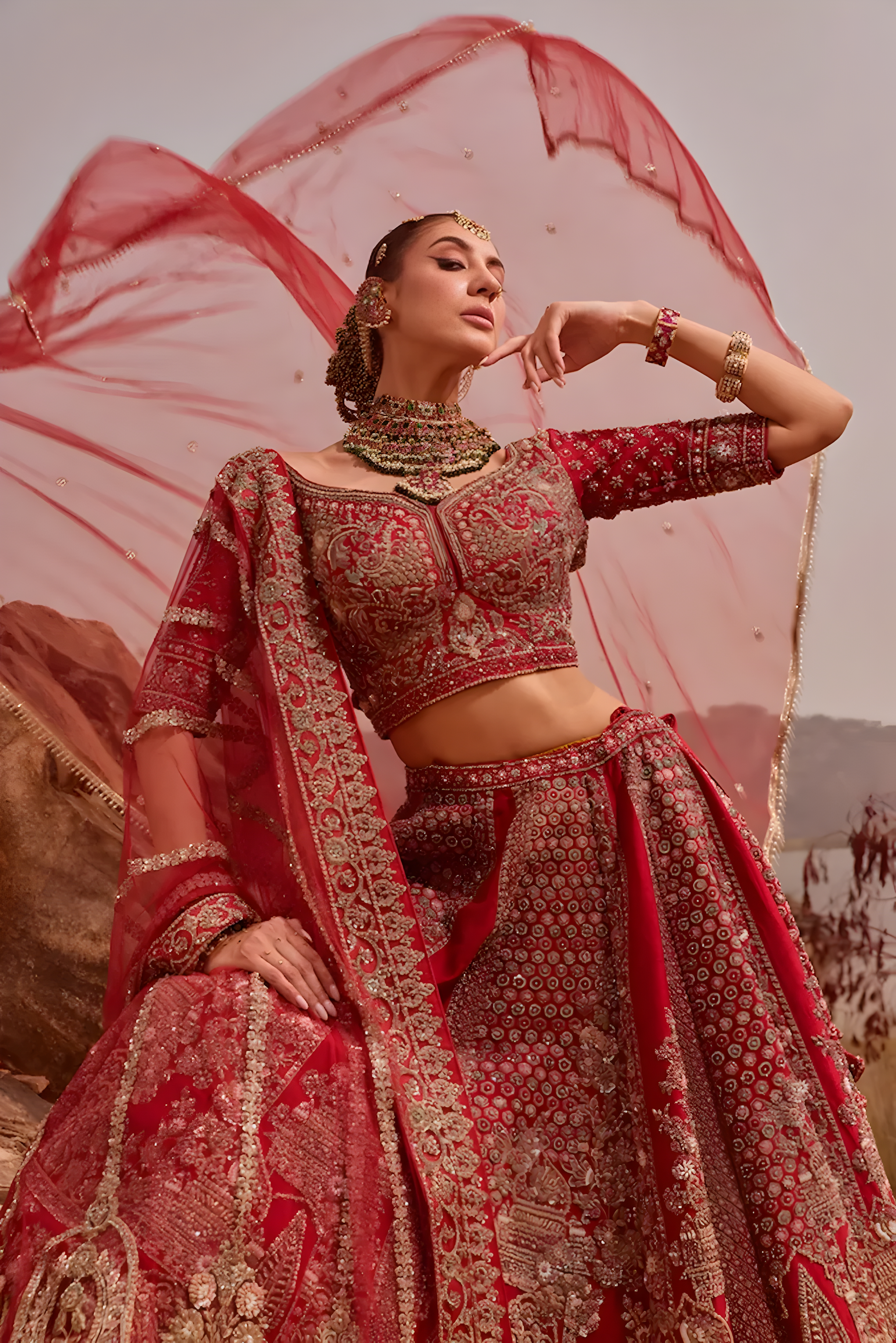 Bridal Lehenga Fabric Swatch