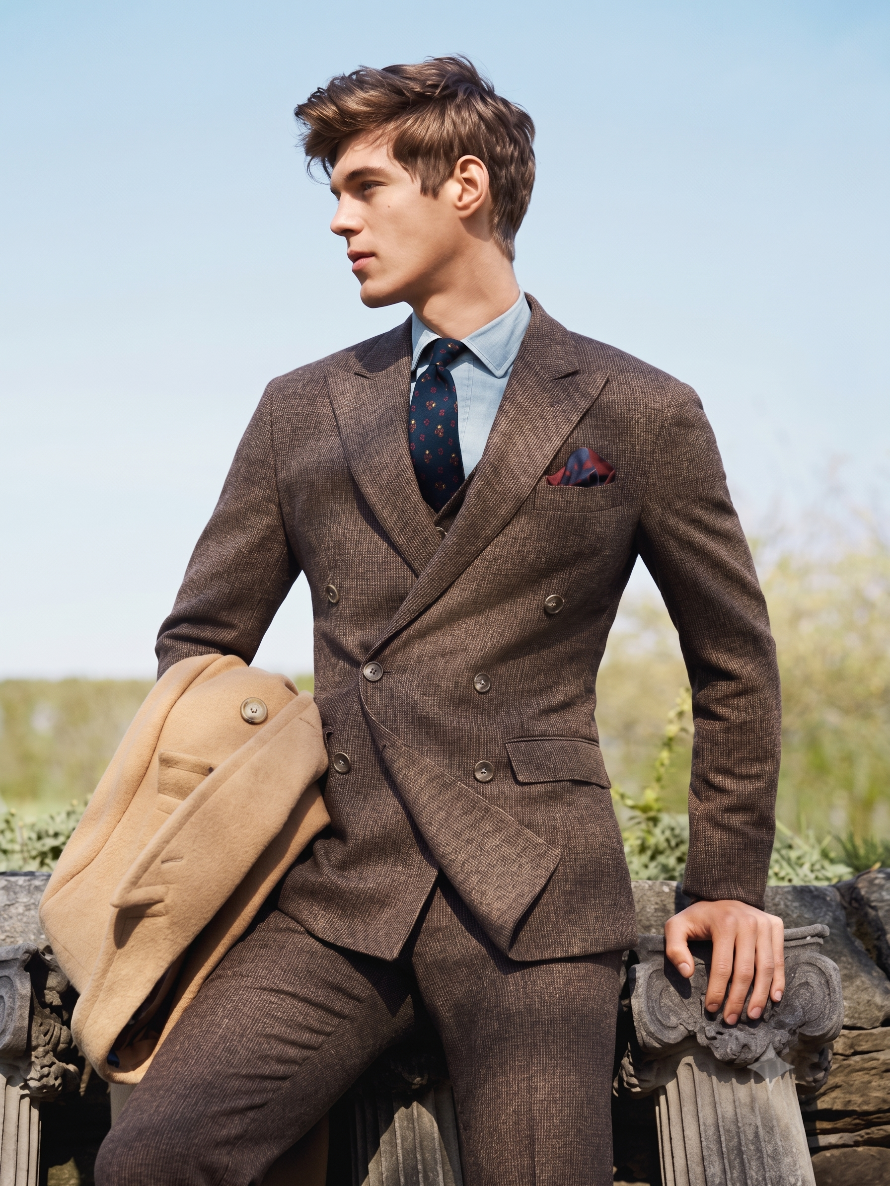 Tweed Coat Pant Swatch